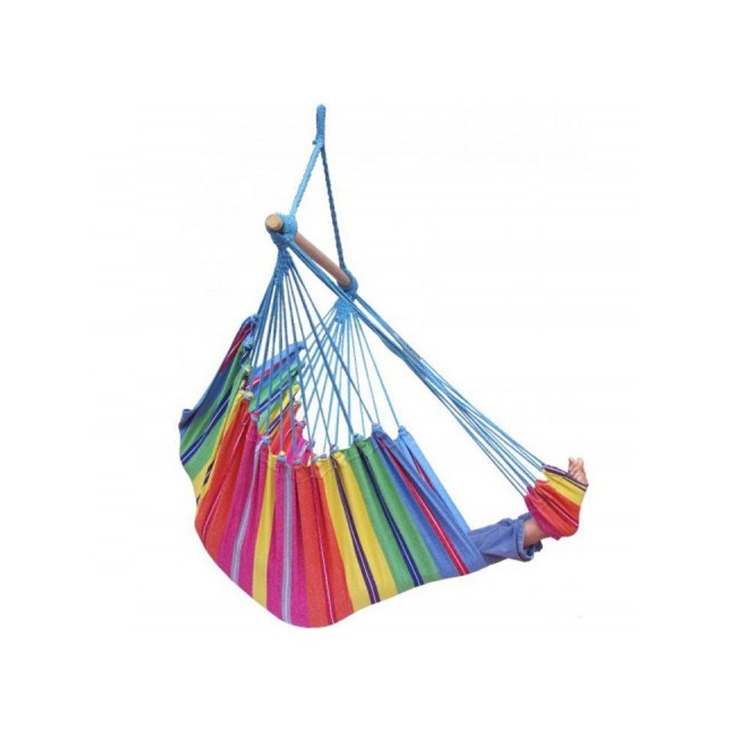 Hamac chaise géant arc en ciel