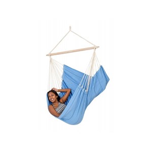 Hamac chaise brésilien bleu ciel