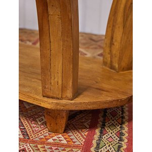 Table basse en merisier et verre n°661