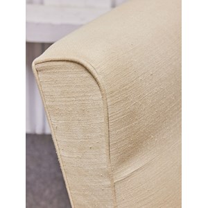 Fauteuil en chêne et tissu n°738