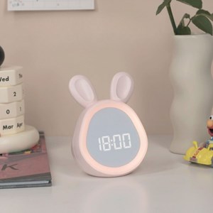 Réveil lapin rose