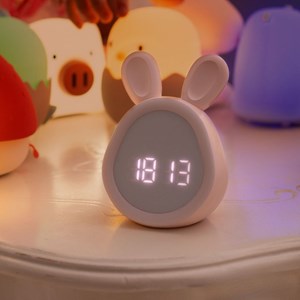 Réveil lapin rose