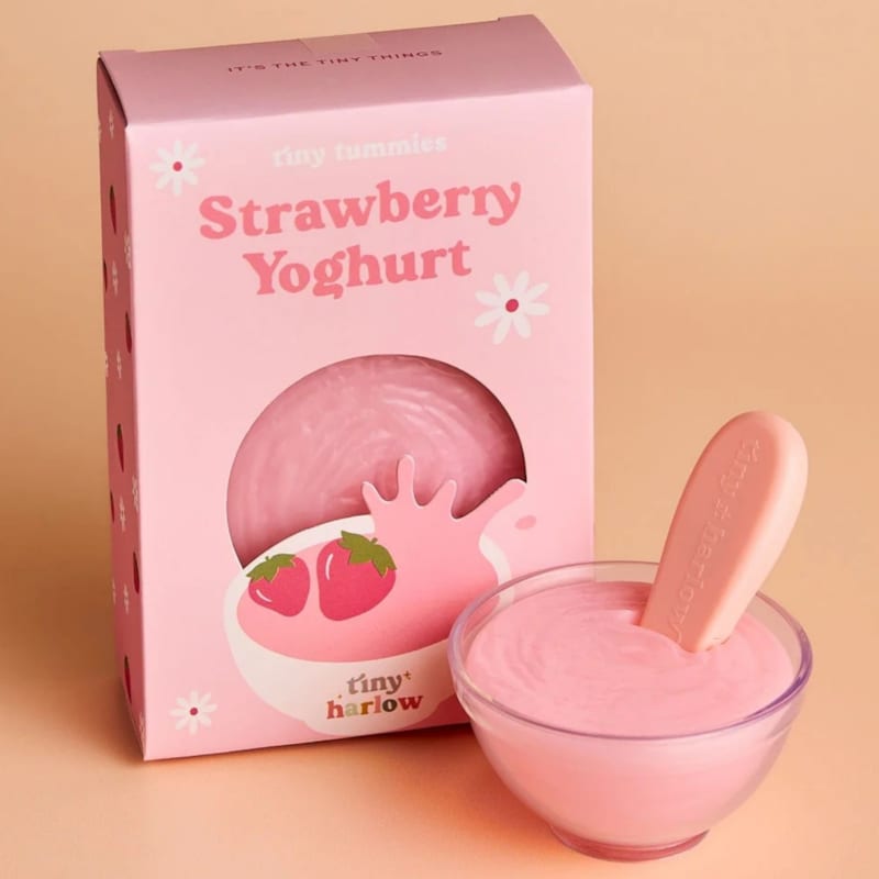 Bol magique pour poupée yaourt à la fraise