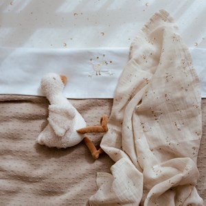 Set de 2 langes en gaze de coton little goose (70 x 70 cm)