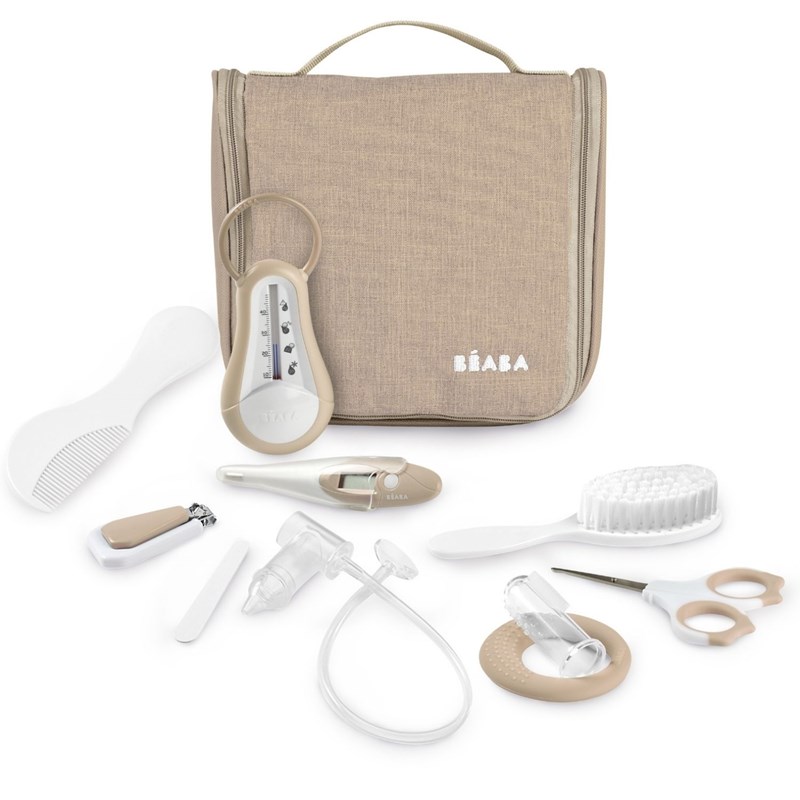 Beaba - Trousse de soin nomade argile (10 accessoires)
