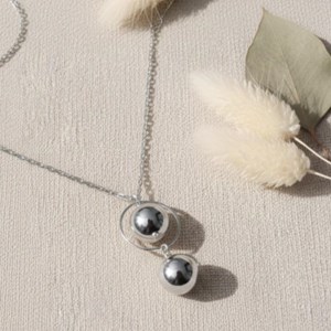 Bola de grossesse gémellaire - argent