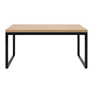 Table 160x90 cm chene - noir