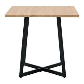Table 80x80 cm chene - noir