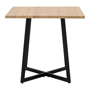 Table 80x80 cm chene - noir