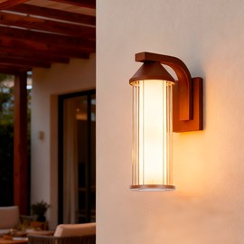 Applique murale secteur marron brisa