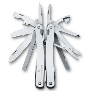 Outil multifonction victorinox swisstool spirit x plus 35 fonctions + étui nylon