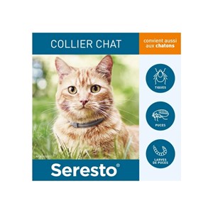 Collier antiparasitaire chat - seresto