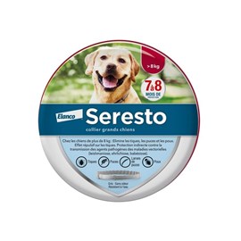 Collier antiparasitaire grand chien - seresto