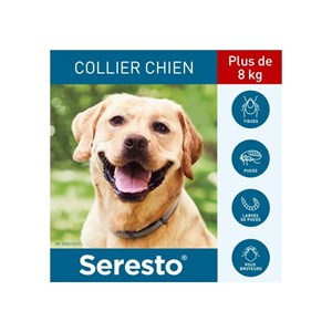 Collier antiparasitaire grand chien - seresto