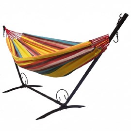 Set support en métal avec hamac simple relaxant