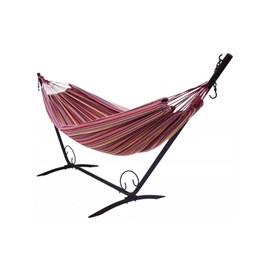 Set support en métal avec hamac simple violet