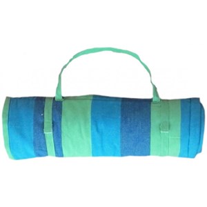 Matelas plage bleu et vert