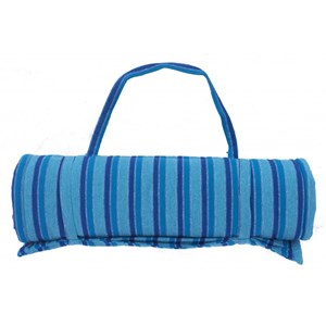 Matelas bain de soleil bleu clair