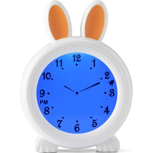Réveil éducatif et veilleuse sleeptrainer lapin
