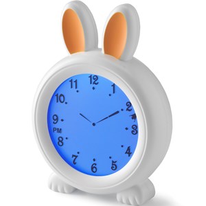 Réveil éducatif et veilleuse sleeptrainer lapin