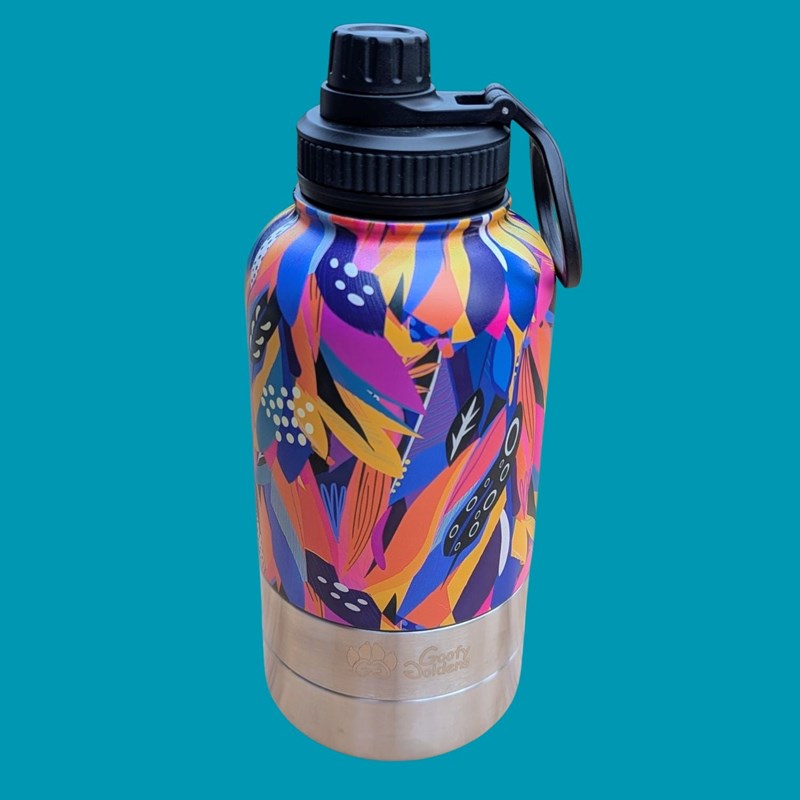 Gourde 3 en 1 pour chien panache