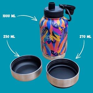 Gourde 3 en 1 pour chien panache