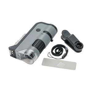 Microscope de poche led microflip 100x-2