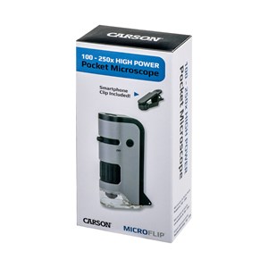 Microscope de poche led microflip 100x-2