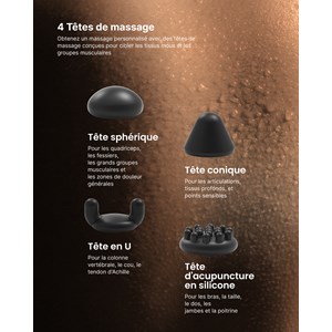 Renpho - pistolet de massage micro wmg16 - noir