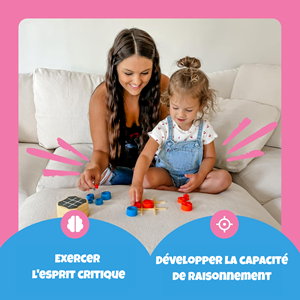 Giiker tic-tac-toe (pink)