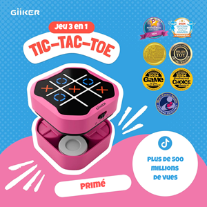 Giiker tic-tac-toe (pink)