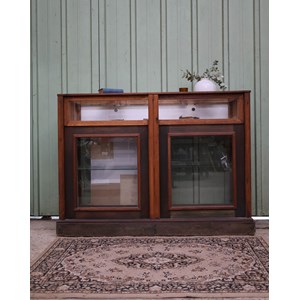 Vitrine de comptoir en bois n°117