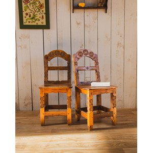Paire de chaises en bois n°919
