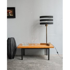 Table basse en bois et métal n°665