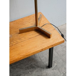 Table basse en bois et métal n°665