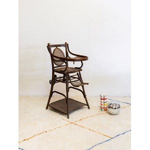 Chaise haute pour enfant en bois n°281