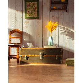 Grande malle cabine en cuir n°248