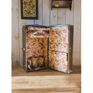 Grande malle cabine en cuir n°248