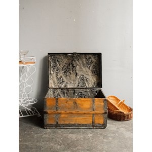 Lucien, le coffre en bois et métal n°100