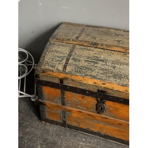 Lucien, le coffre en bois et métal n°100