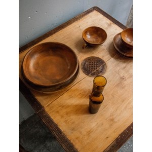 Table à manger carrée en bois n°525