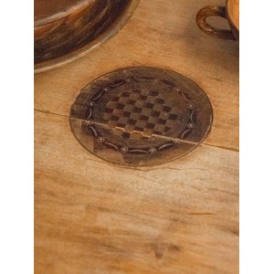 Table à manger carrée en bois n°525