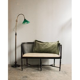 Martine, la banquette noire en bois n°35