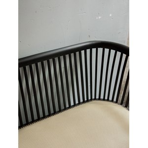 Martine, la banquette noire en bois n°35