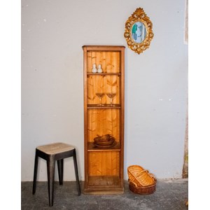 Grande étagère en bois foncé n°286