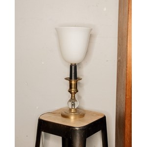 Lampe à poser en métal doré n°604