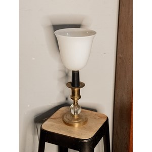 Lampe à poser en métal doré n°604