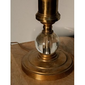 Lampe à poser en métal doré n°604