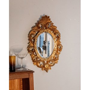 Georges, le miroir ovale en bronze n°922