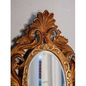 Georges, le miroir ovale en bronze n°922